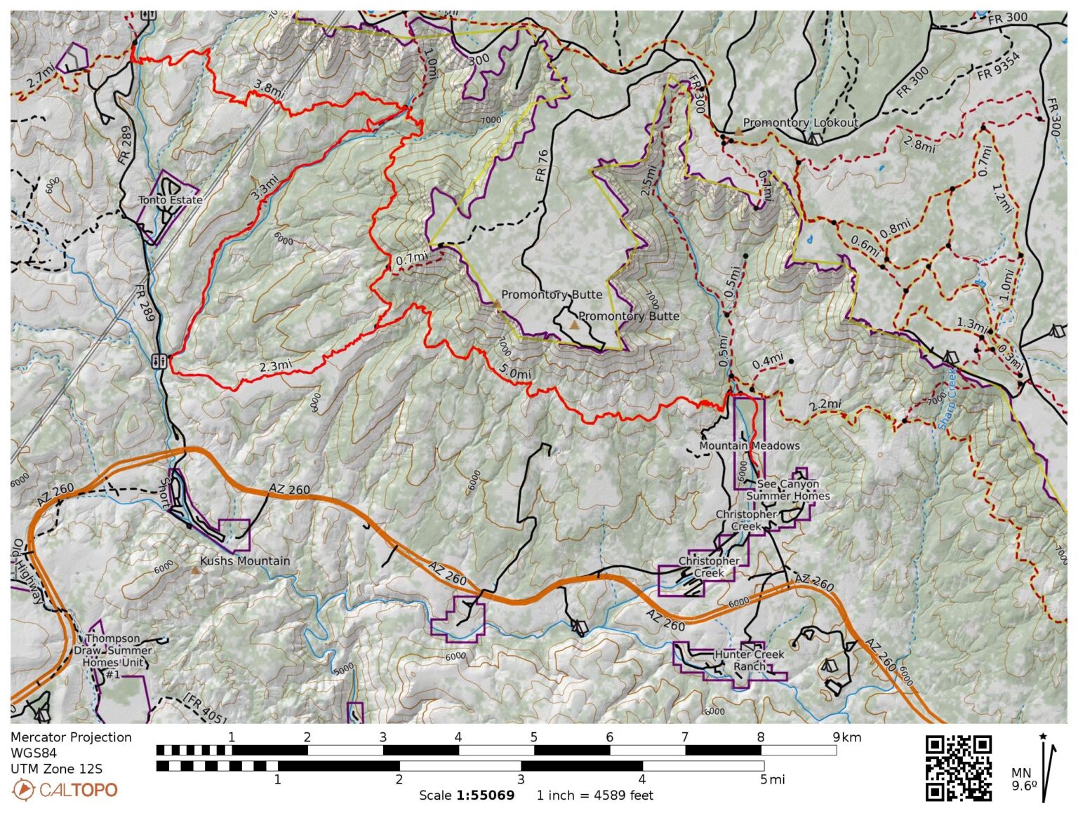 Course Details | Zane Grey Highline Trail Runs